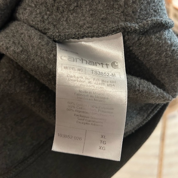 Carhartt Crewneck Pullover Pocket Loose Fit Sweatshirt in Grey - XL - Picture 6 of 9